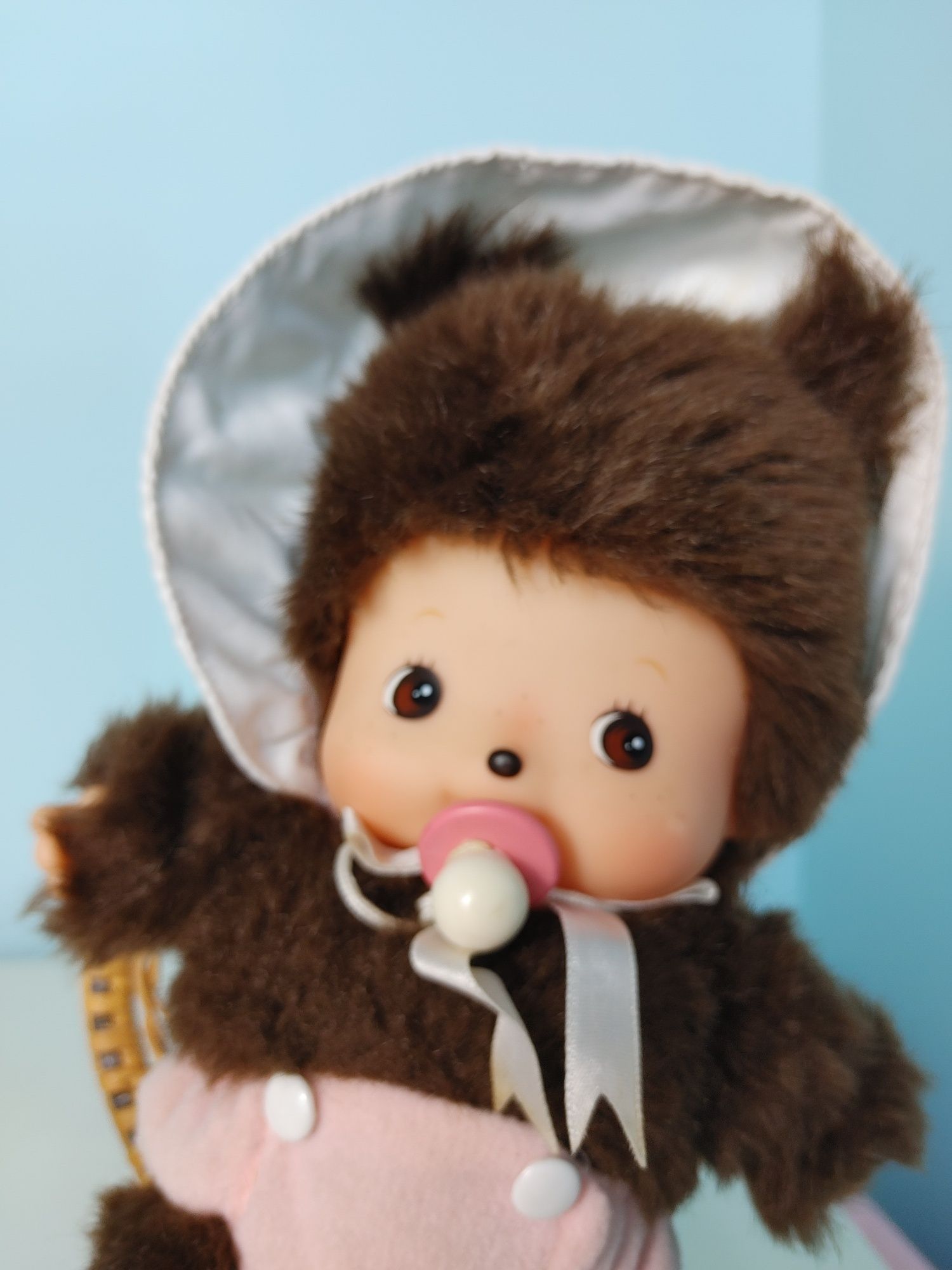 Śliczna małpka Monchhichi bebichhichi oryginaln Sekiguchi