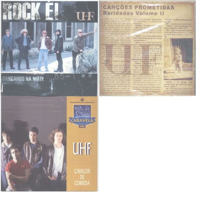 UHF Vários CD Singles Promocionais Lps Singles Ao Vivo Em Almada