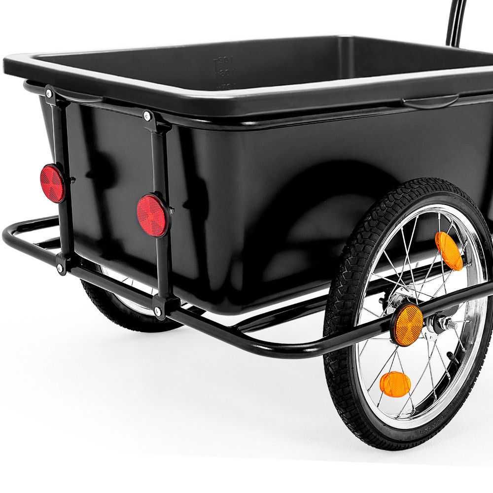 Wózek taczka ogrodu przyczepka rowerowa transportowa ogrodowa bagażnik