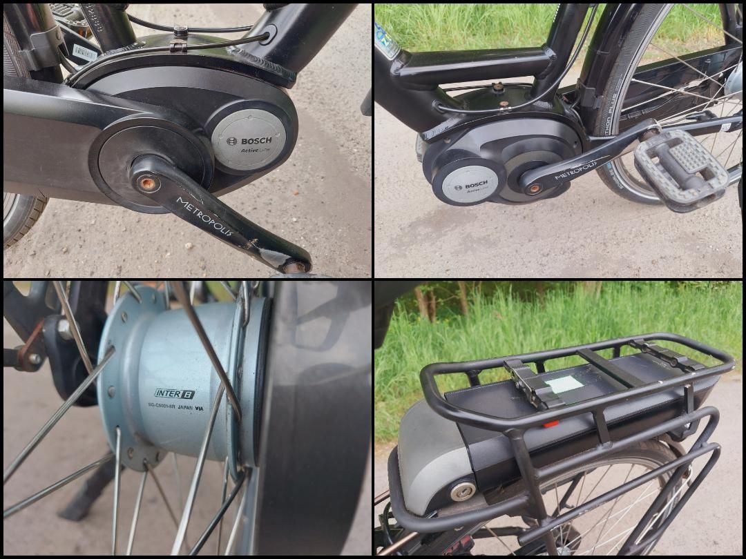 Rower elektryczny Pegasus Ravenna Bosch Activ Line 400Wh Nexus 8