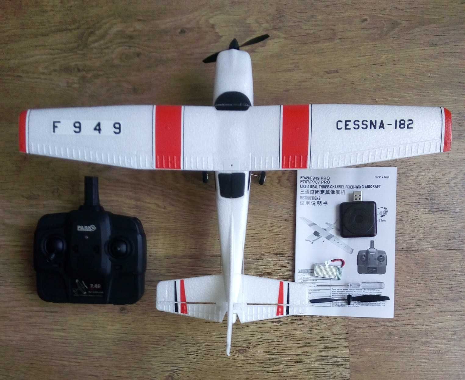 Samolot RC zdalnie sterowany Cessna-182 2,4G 3 k