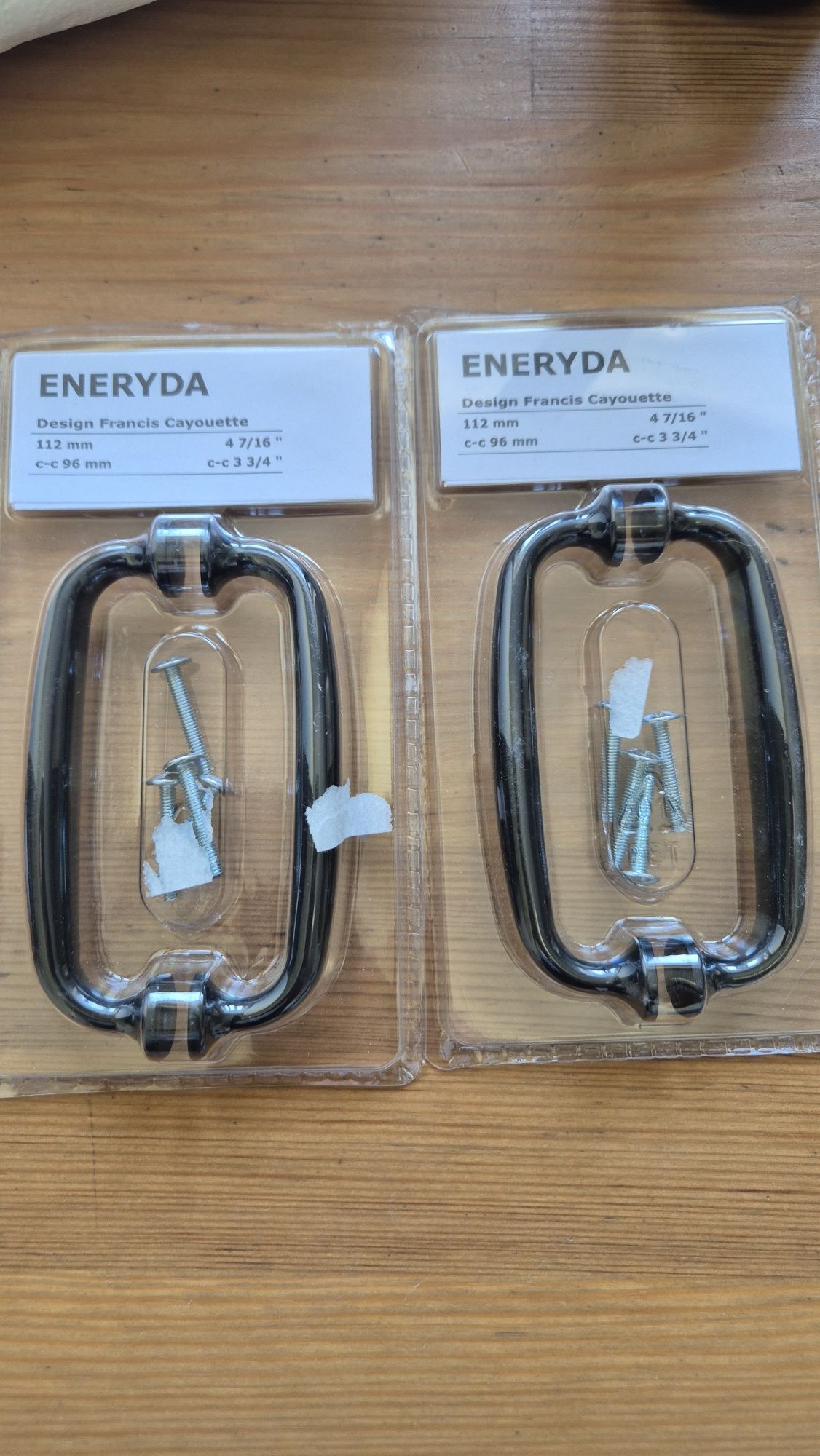 Uchwyt czarny ikea eneryda