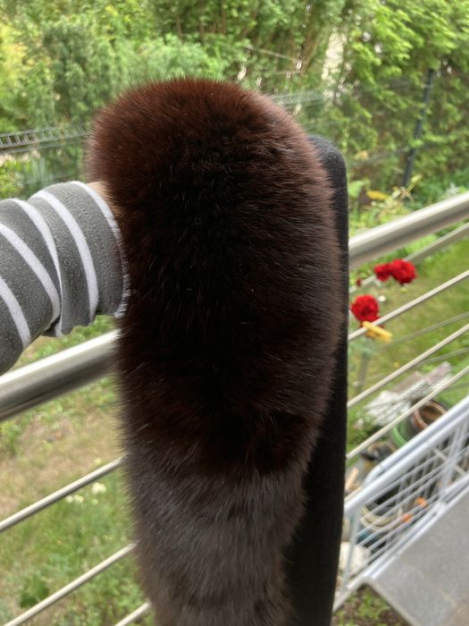 Kapturoszalik, szalokaptur, kaptur z szalikiem z lisim futrem