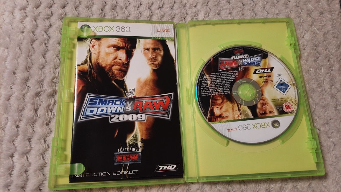 Gra Smack Down Raw 2009 na xbox 360