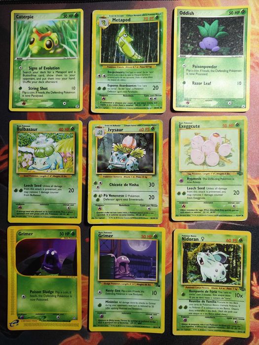 Koffing mais 17 cartas verdes Pokémon