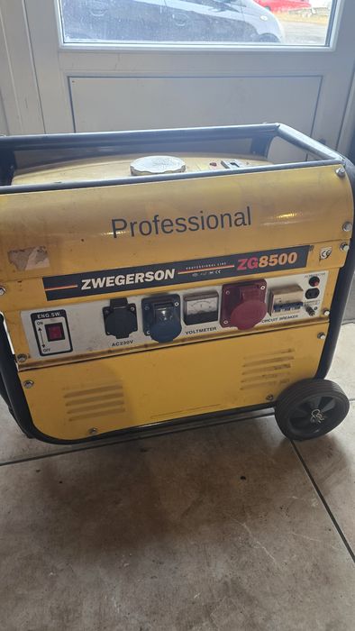 Agregat prądotwórczy 230/400V uszkodzony