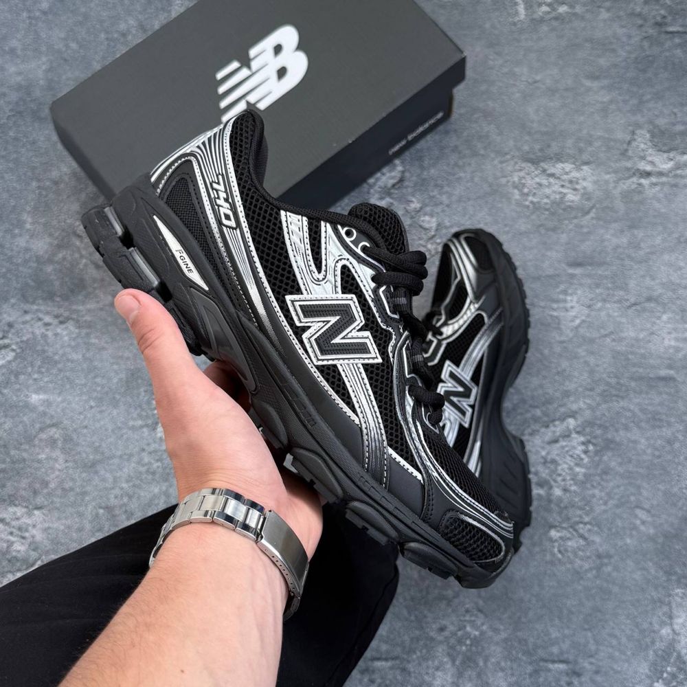 Кросівки на літо | New Balance 740 black | мужские кросовки