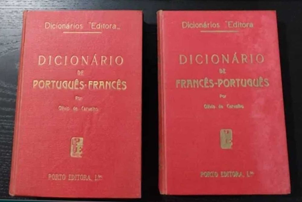 Dicionários antigos da Porto Editora