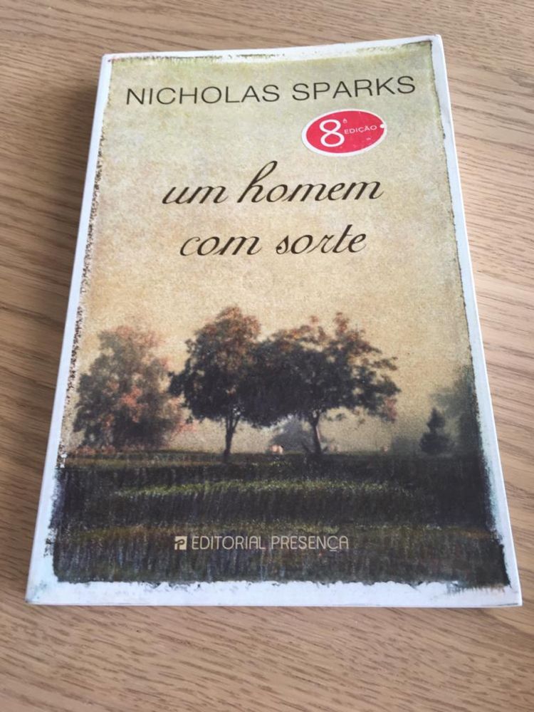 Livro Um Homem com Sorte (Nicholas Sparks)