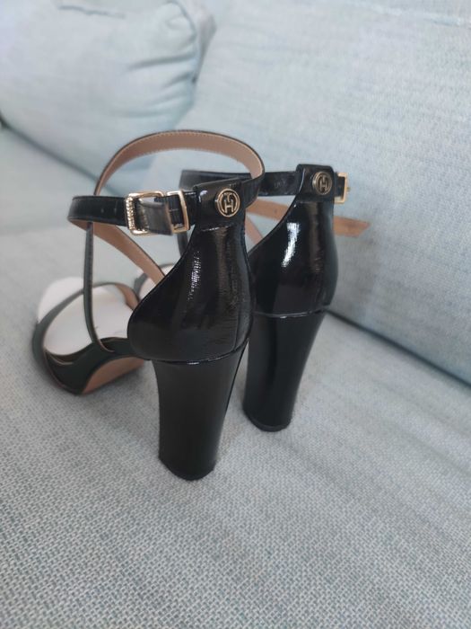 Nowe, wyjątkowe sandały 37 Tommy Hilfiger   na obcasie 10 cm