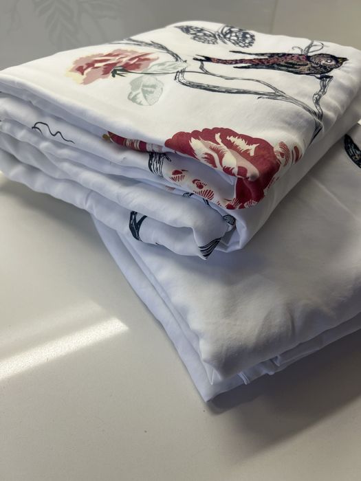 Комплект постільної білизни IKEA JÄTTELILJA 200x200 см Білий