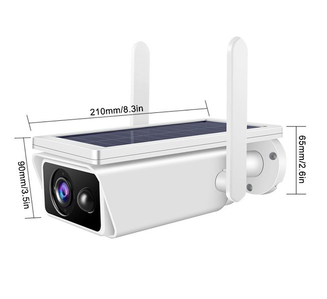 Câmara IP Vídeo Vigilância 1080P • WI-FI • Sem Fios • Solar + Bateria