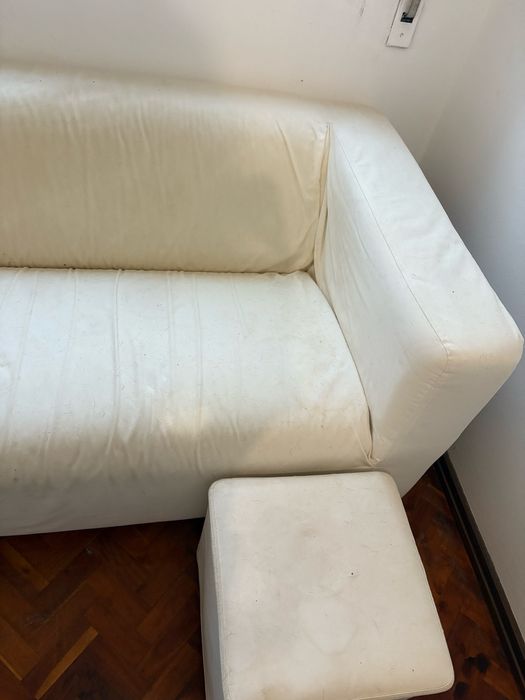 Klippan Sofa com Puff