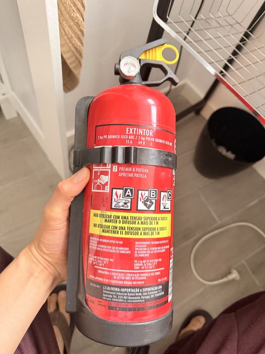 kit de estrada com extintor