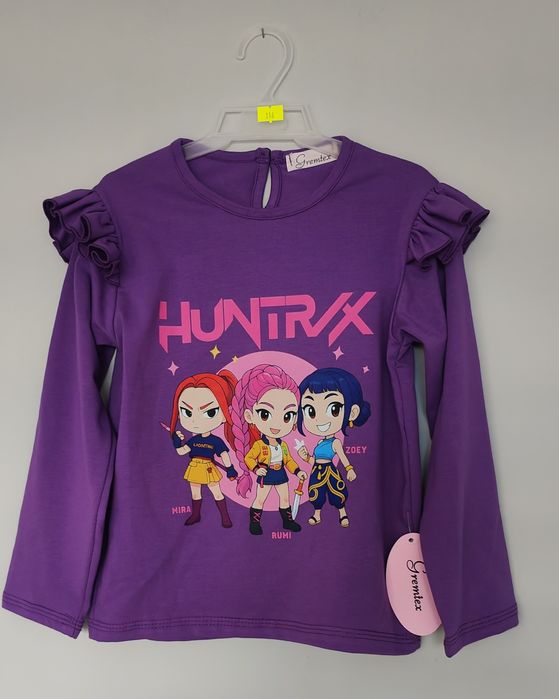 Bluzka dla dziewczynki z motywem Huntrax 110 cm