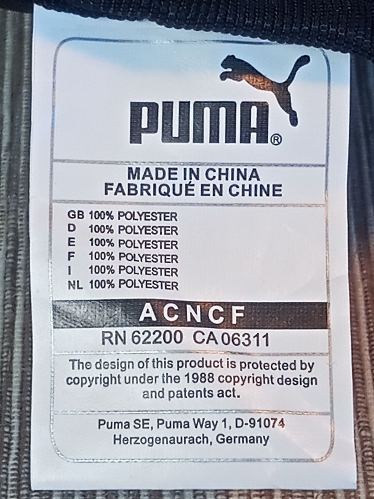 Saszetka na pas nerka Puma czarna