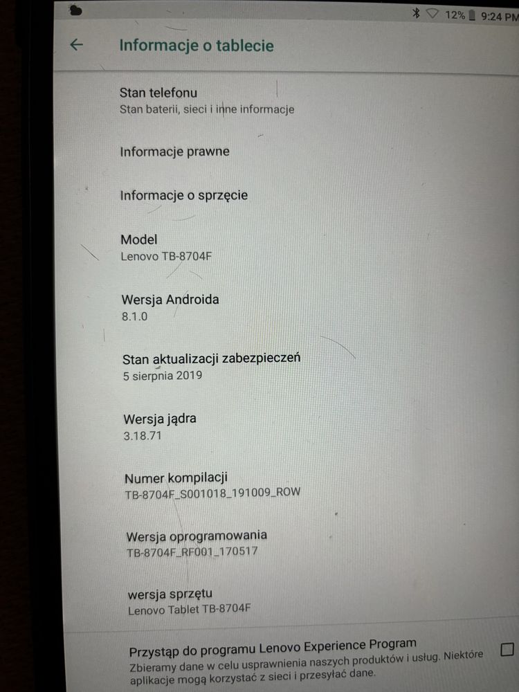 Lenovo tab4 8 plusbardzo dobrym stanie