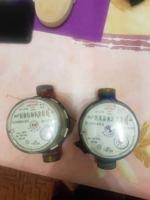 Liczniki na wodę zestaw