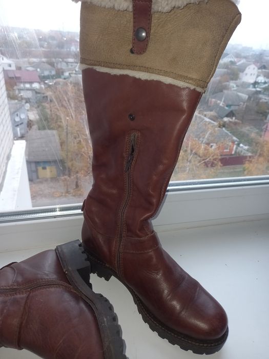 Сапоги Italy 40 кожание