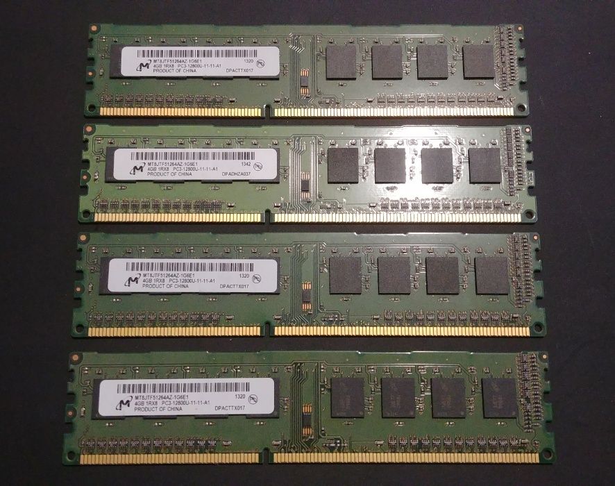 Pamięć RAM Micron 4GB - DDR3 - 1600 - MT8JTF51264AZ-1G6E1 - PC3-12800U