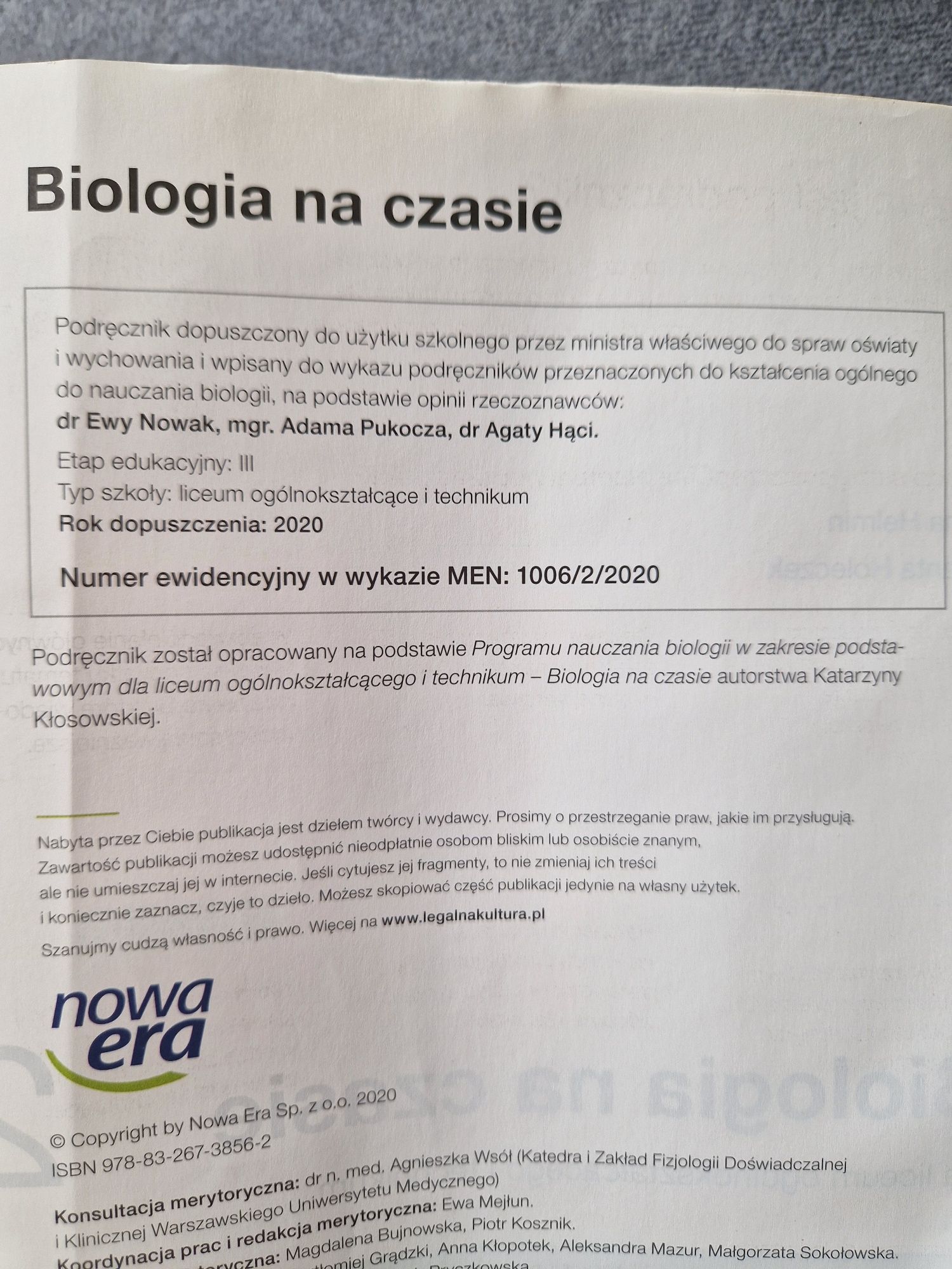Biologia na czasie 2