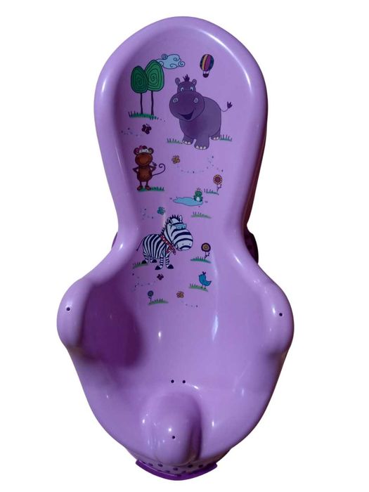 Гірка для купання у ванну анатомічна форма ванна Hippo 100 см ванночка