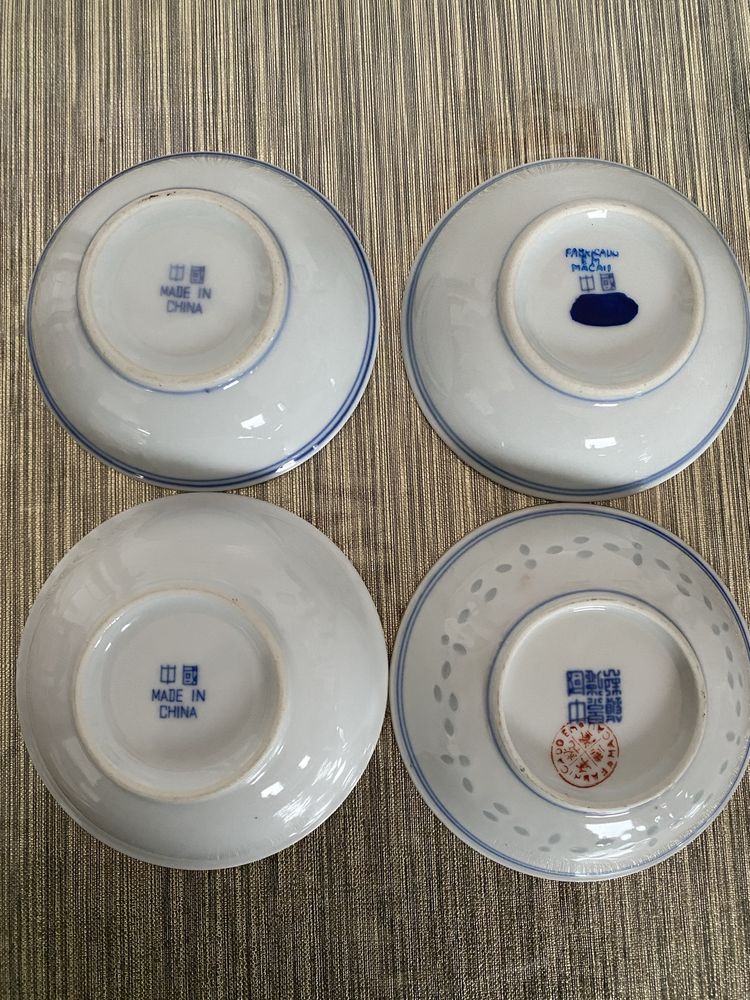 Prato de porcelana china
