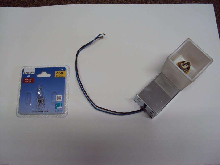 Candeeiro para espelho WC - Lâmpada G9