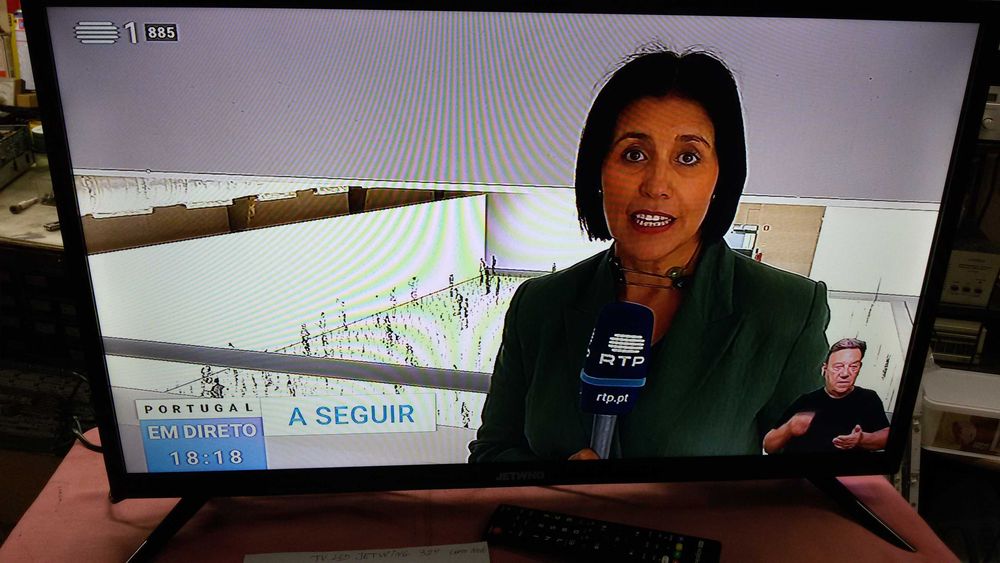 tv led letwing 32 como novo 32 polg.