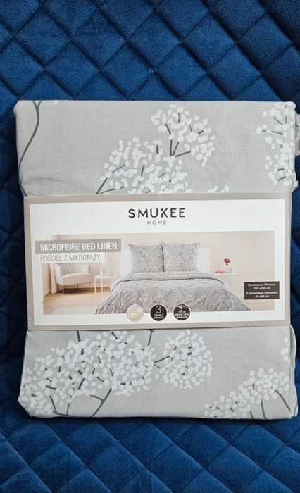 Świetny komplet pościeli 160x200 dmuchawce gałązki Smukee