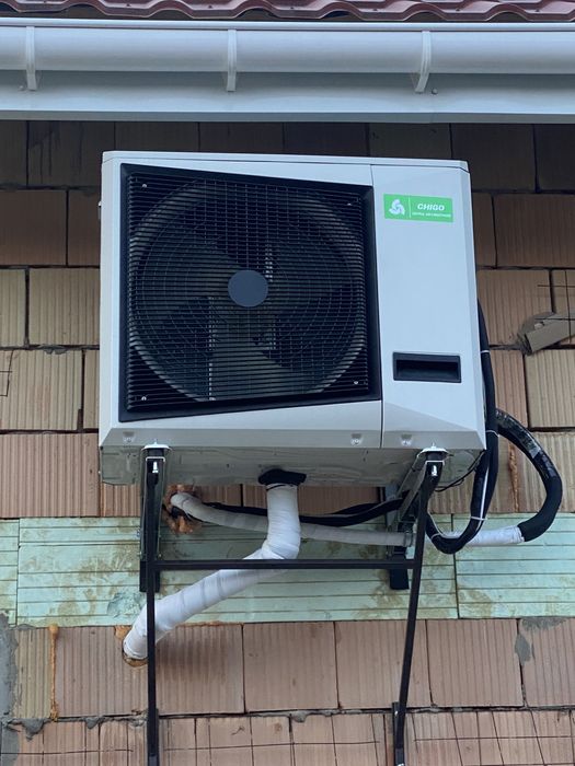 Тепловий насос повітря-вода з кондиціонера