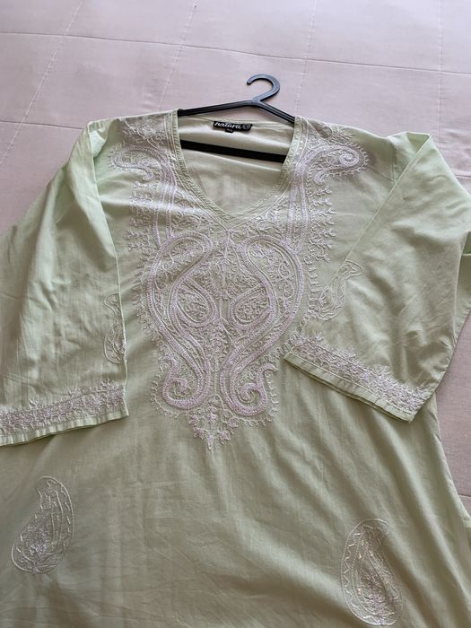 Blusa , tunica verde natura