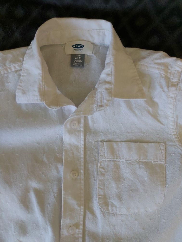 Biała koszula na 6, 7 lat Old Navy r 116