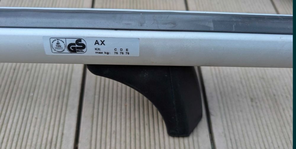 Belki bazowe bagażnik Cruz 924 755 Oplus AX 108