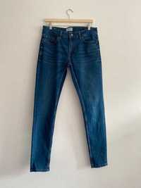 Niebieskie jeansy rurki dopasowane męskie Only&Sons skinny 31/34 M