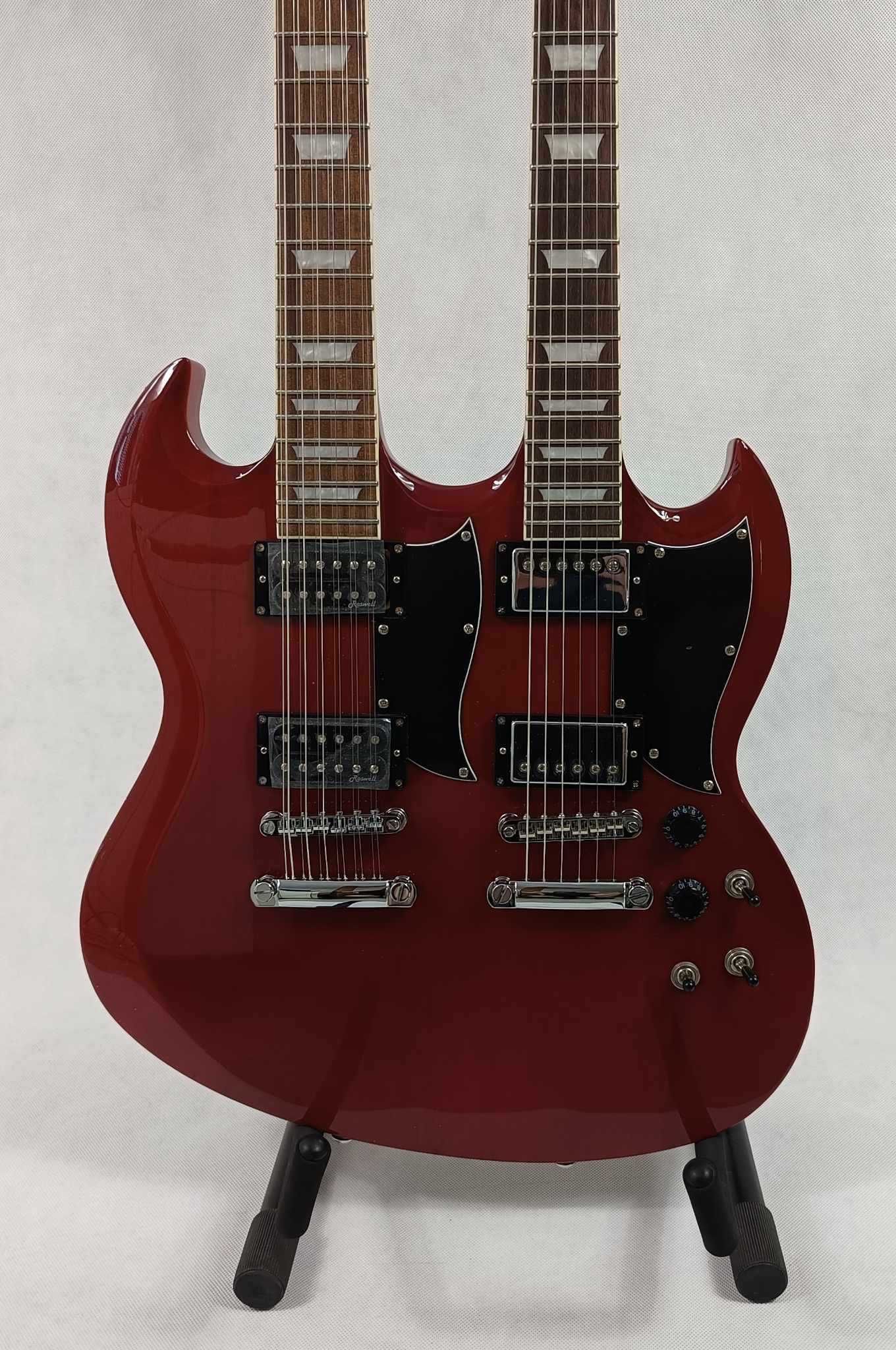 Gitara elektryczna Harley Benton DC-Custom 612 Cherry-typ SG