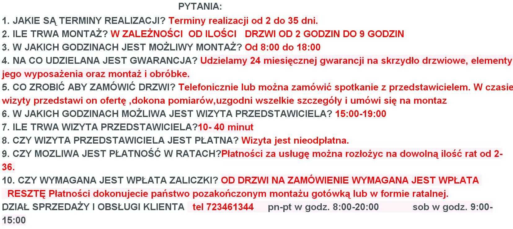 WEWNĘTRZNE POKOJOWE DRZWI 380ZŁ do domów mieszkań nowoczesne drzwi