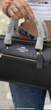 Сумка оригинал Coach  тоут натуральная кожа полностью