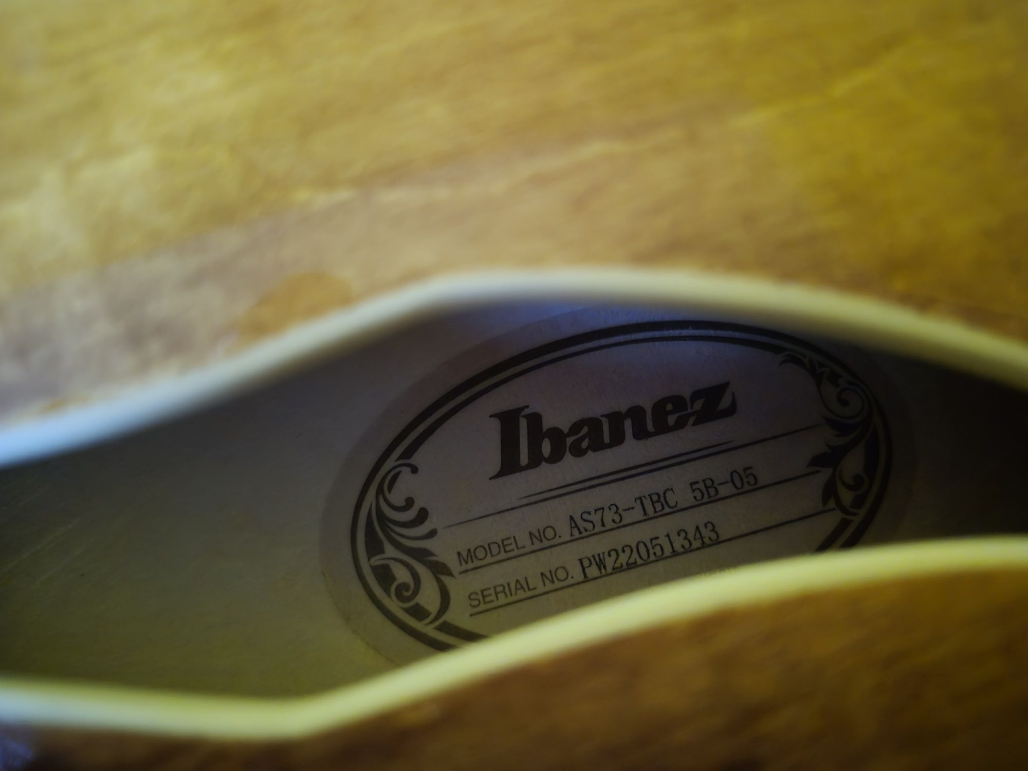 Ibanez AS73 TBC (Semi-hollow jazz)