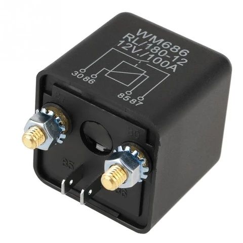 Relé separador de Baterias 12V/100A (Autocaravana / Campervan)