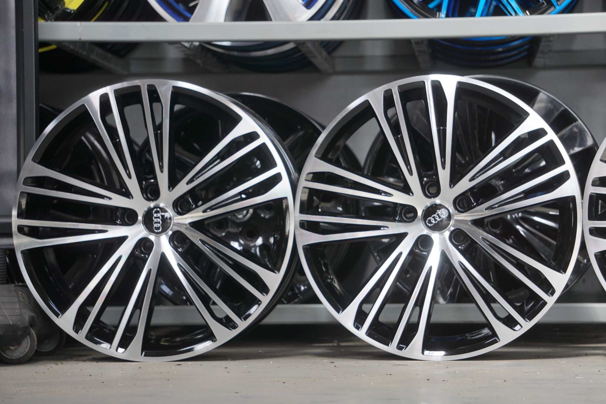 Alufelgi Audi A7 A5 A6 A8 Q5 Q7 5x112 8.5Jx20 et30 czarne i cnc