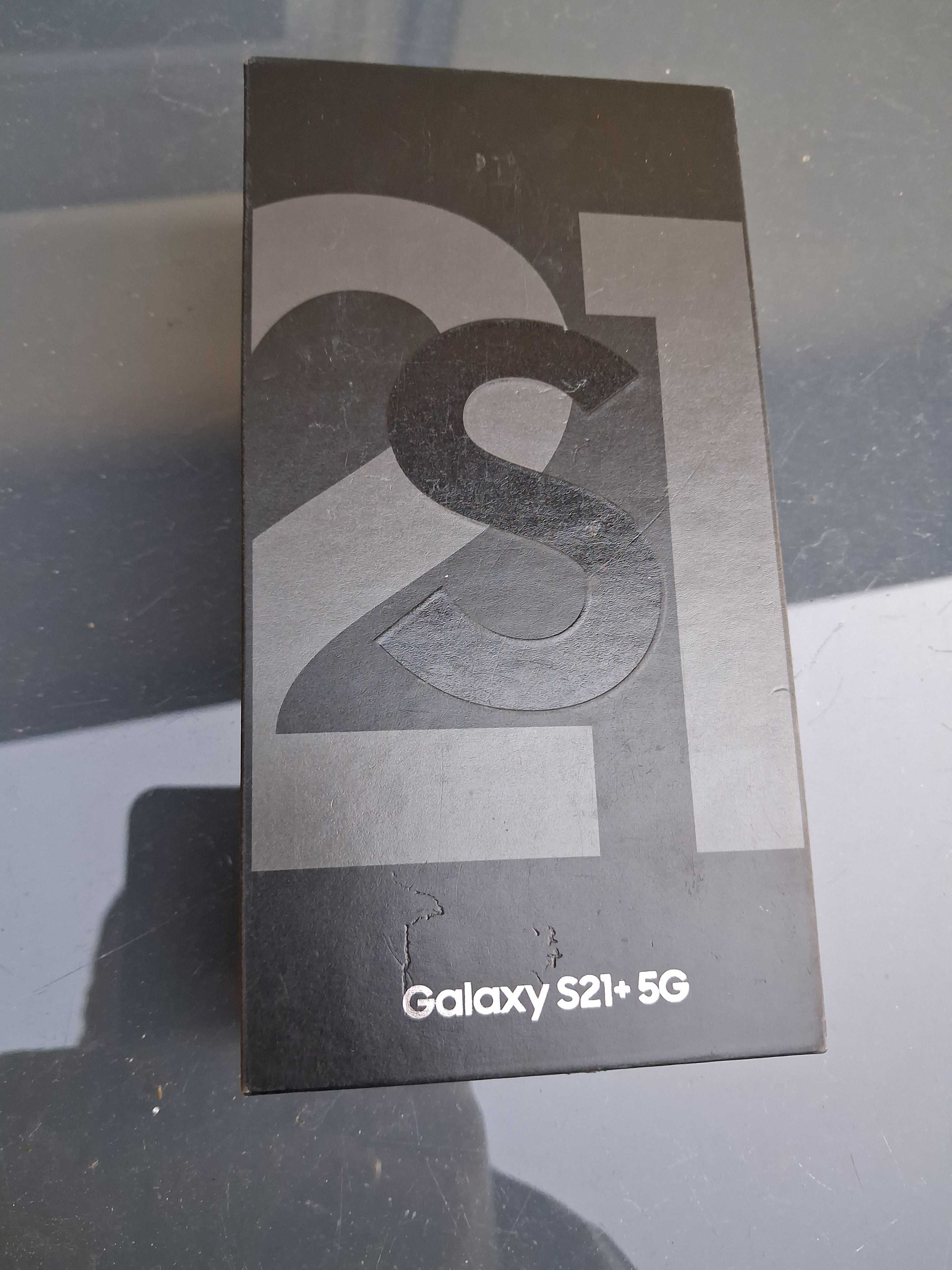 Pudełko do telefonu Samsung S21+ Plus 8/256 gb, Etui, kabelek Sm-G996
