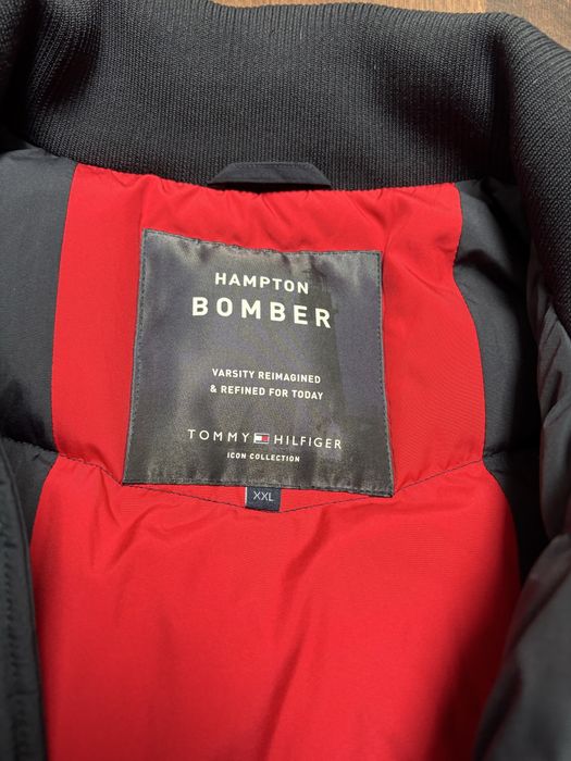 Kurtka meska puchowa tommy hilfilger bomber