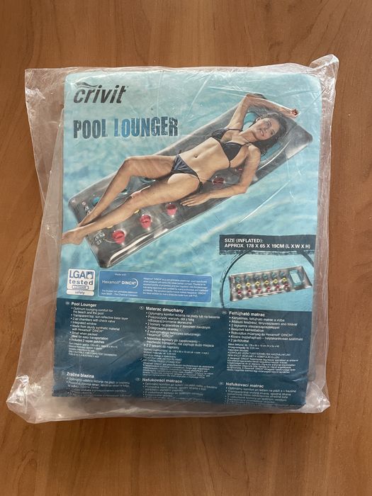 Materac plażowy do pływania + piłka plażowa gratis