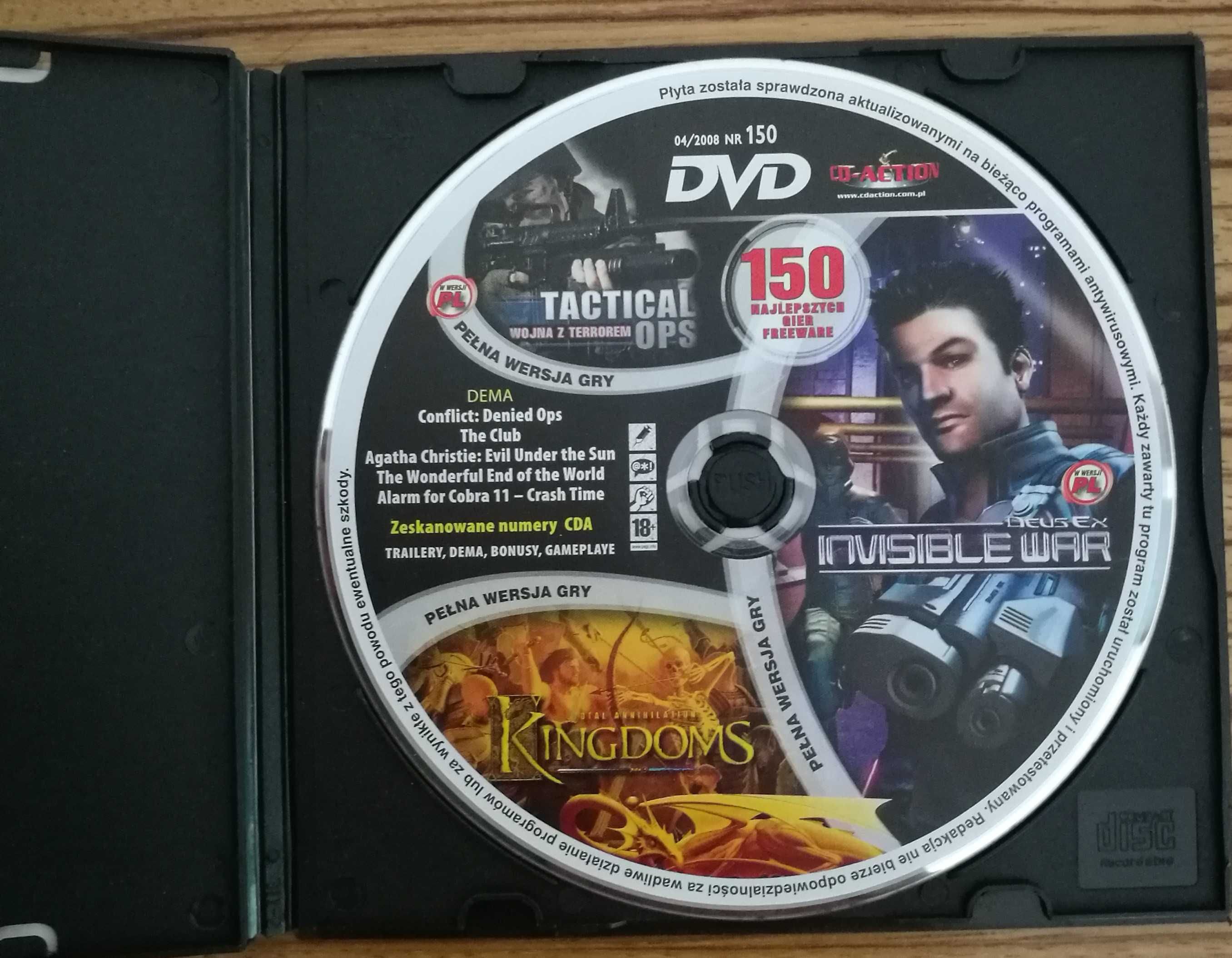 gra na PC Deus Ex Invisible War Total Annihilation Kingdoms Tactical O