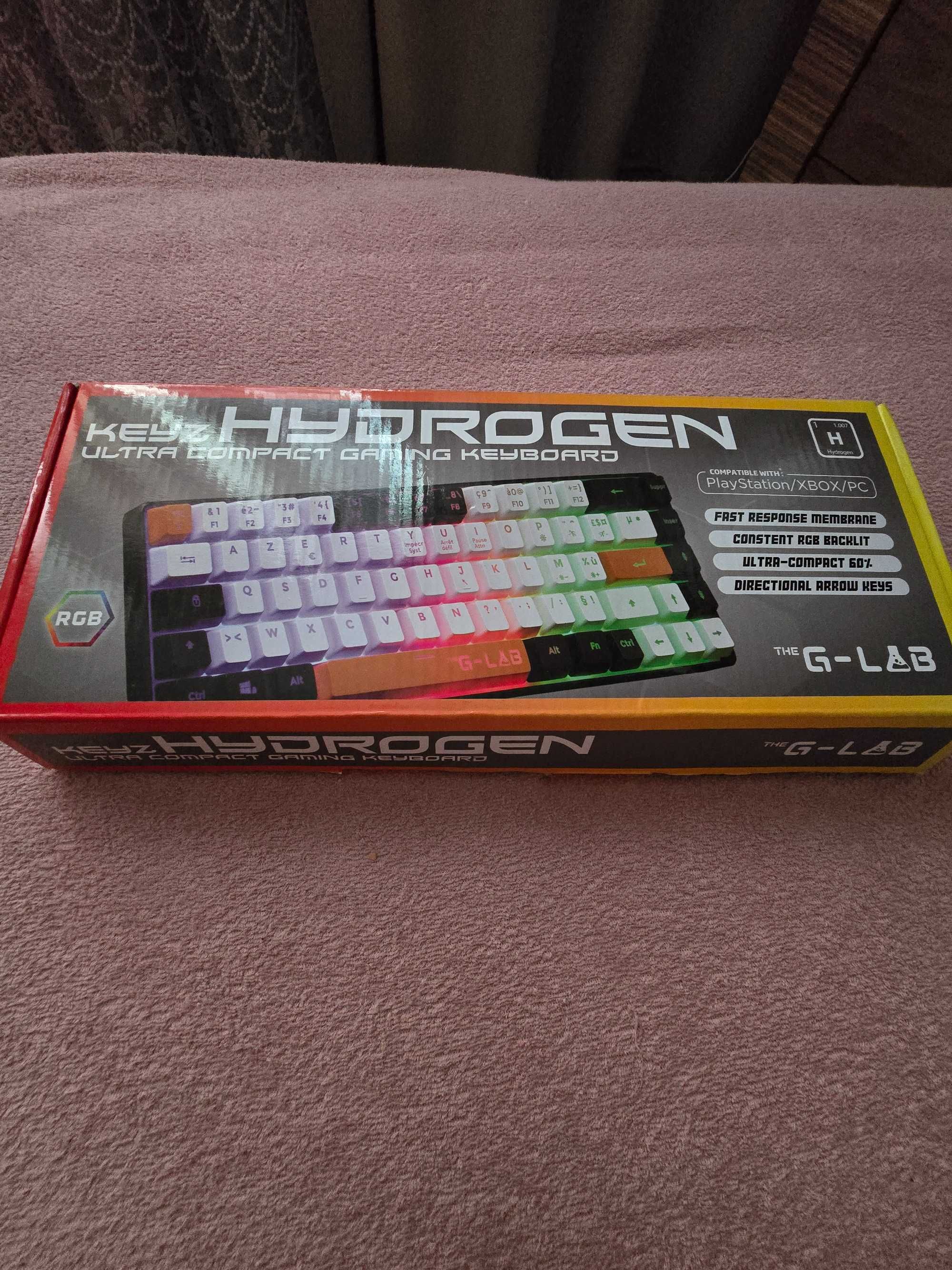 Klawiatura The G-Lab Keyz Hydrogen ES (qwerty) hiszpańska