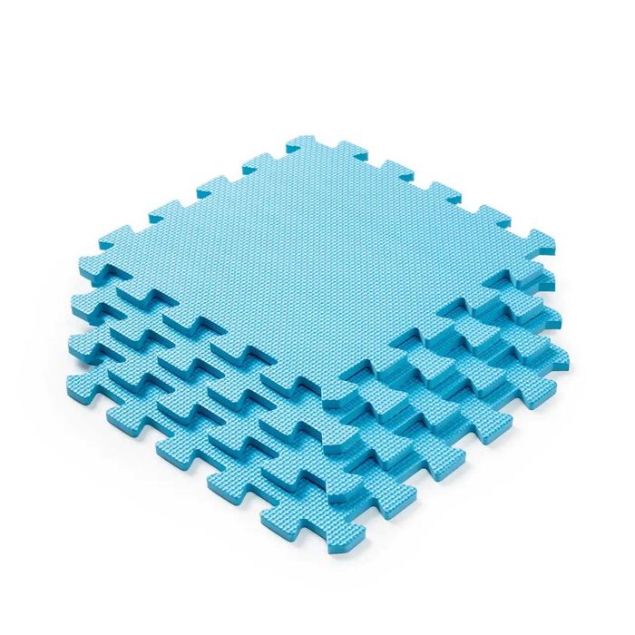 Мат-пазл дитячий WCG EVA 30х30х1см - 10 частин блакитний