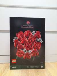 Klocki Lego Icons bukiet czerwonych róż - prezent na walentynki