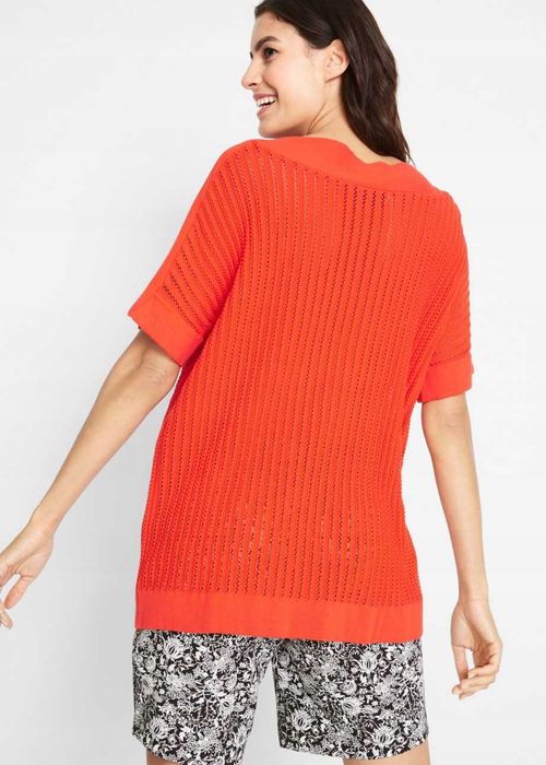 B.P.C bluzka pomarańczowa ażurowa ^40/42