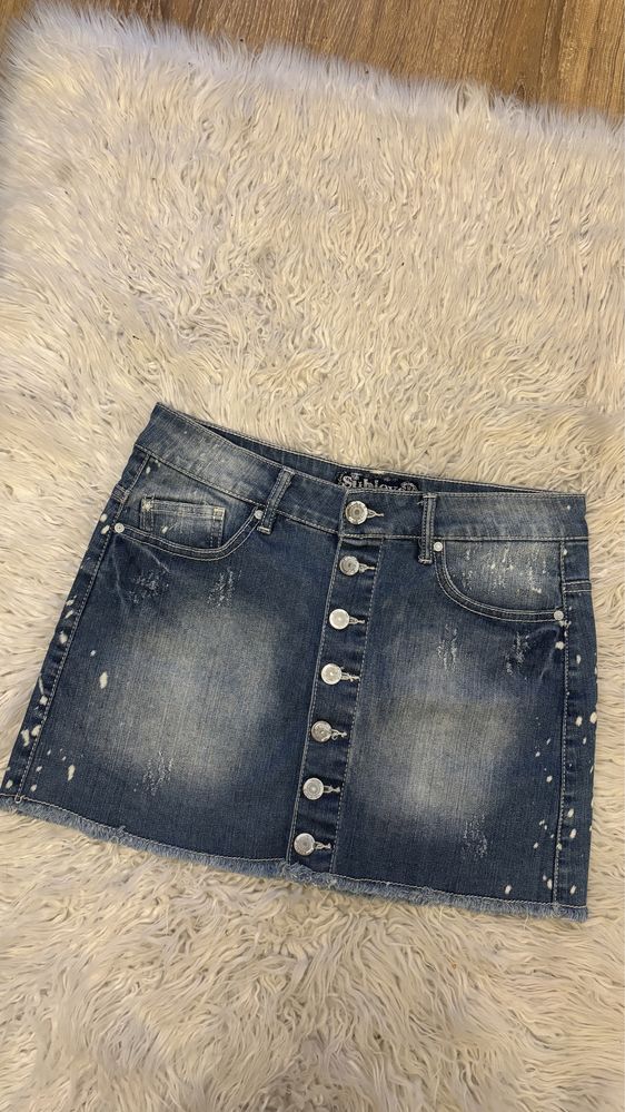 Spódnica spodniczka jeansowa xs 34